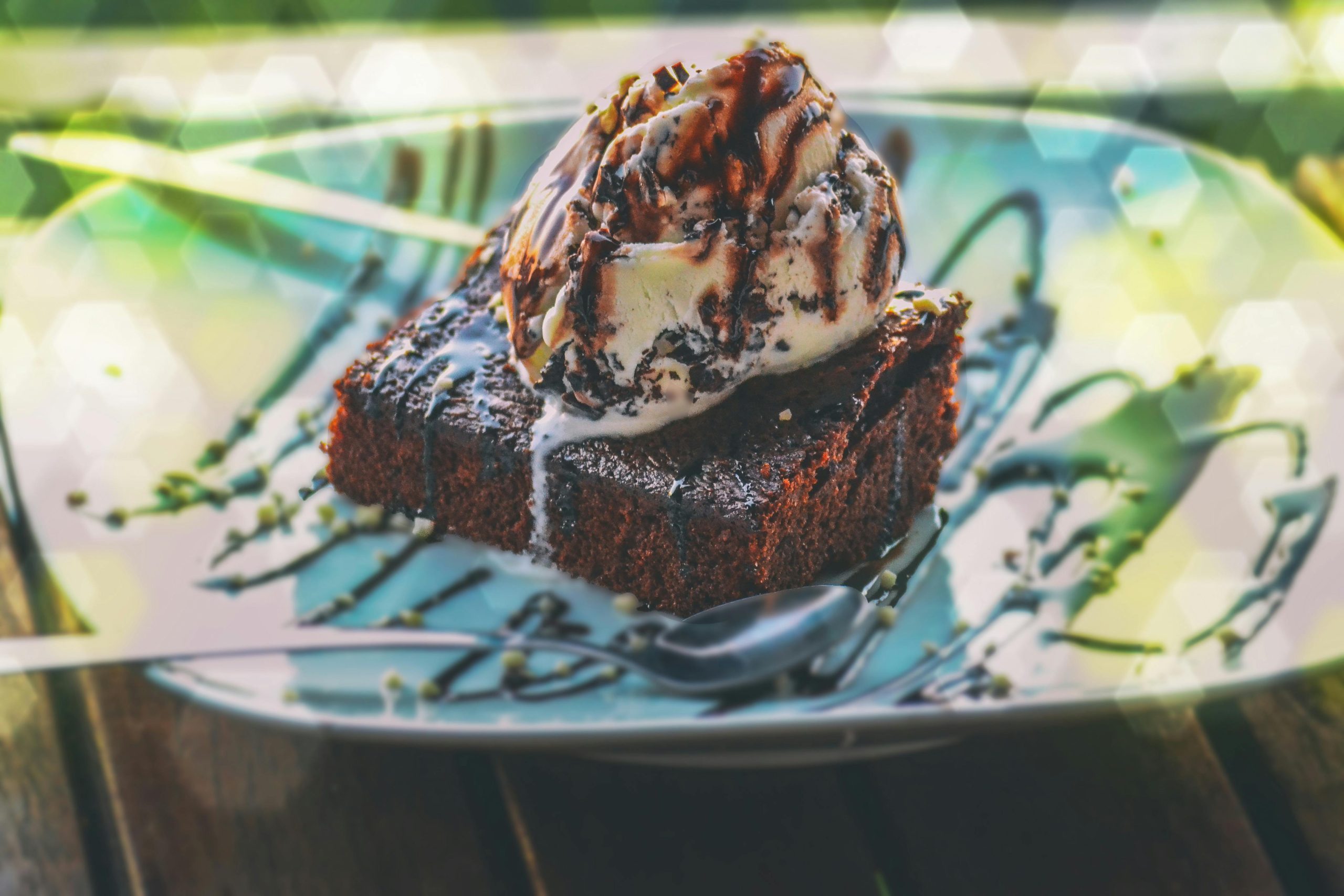Brownie + Ice Cream = Heaven